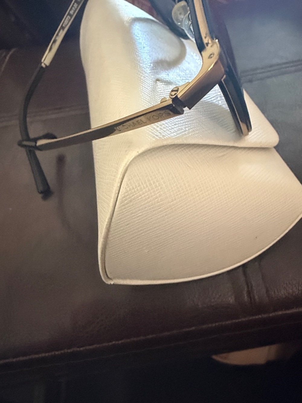 Michael Kors Black and Gold Cat Eye Sunglasses - Picture 3 of 5